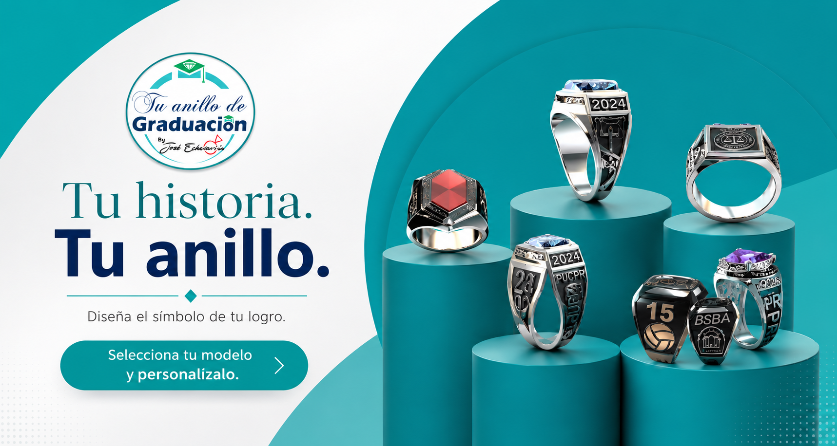 Colección de anillos de graduación Tu Anillo de Graduación